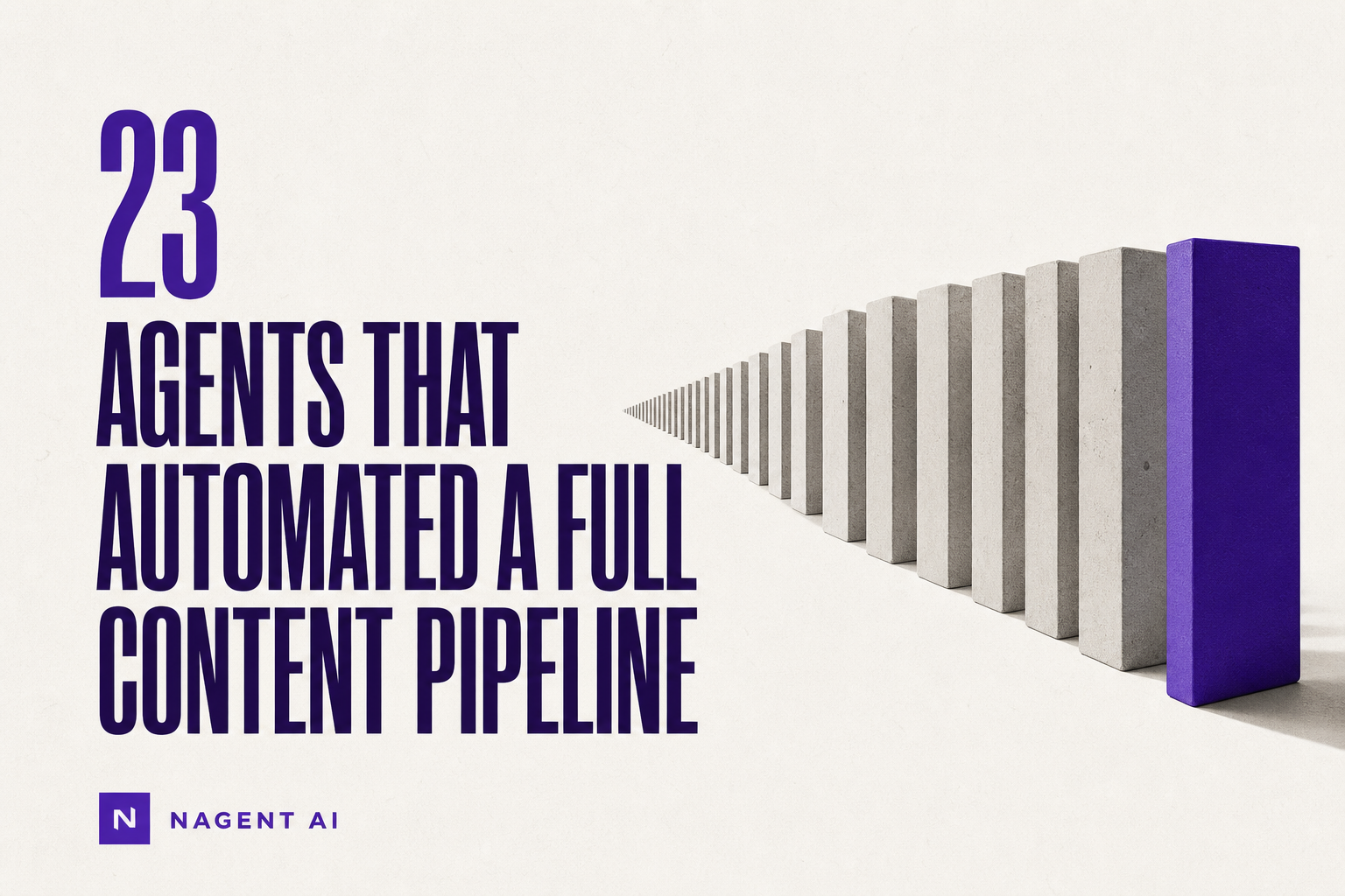 23 Agents That Automated a Full Content Pipeline