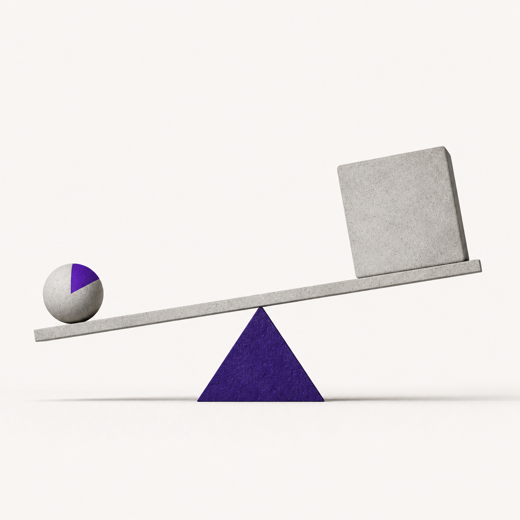 Subtle visual metaphor showing incremental growth impact on cart recovery revenue for DTC brands