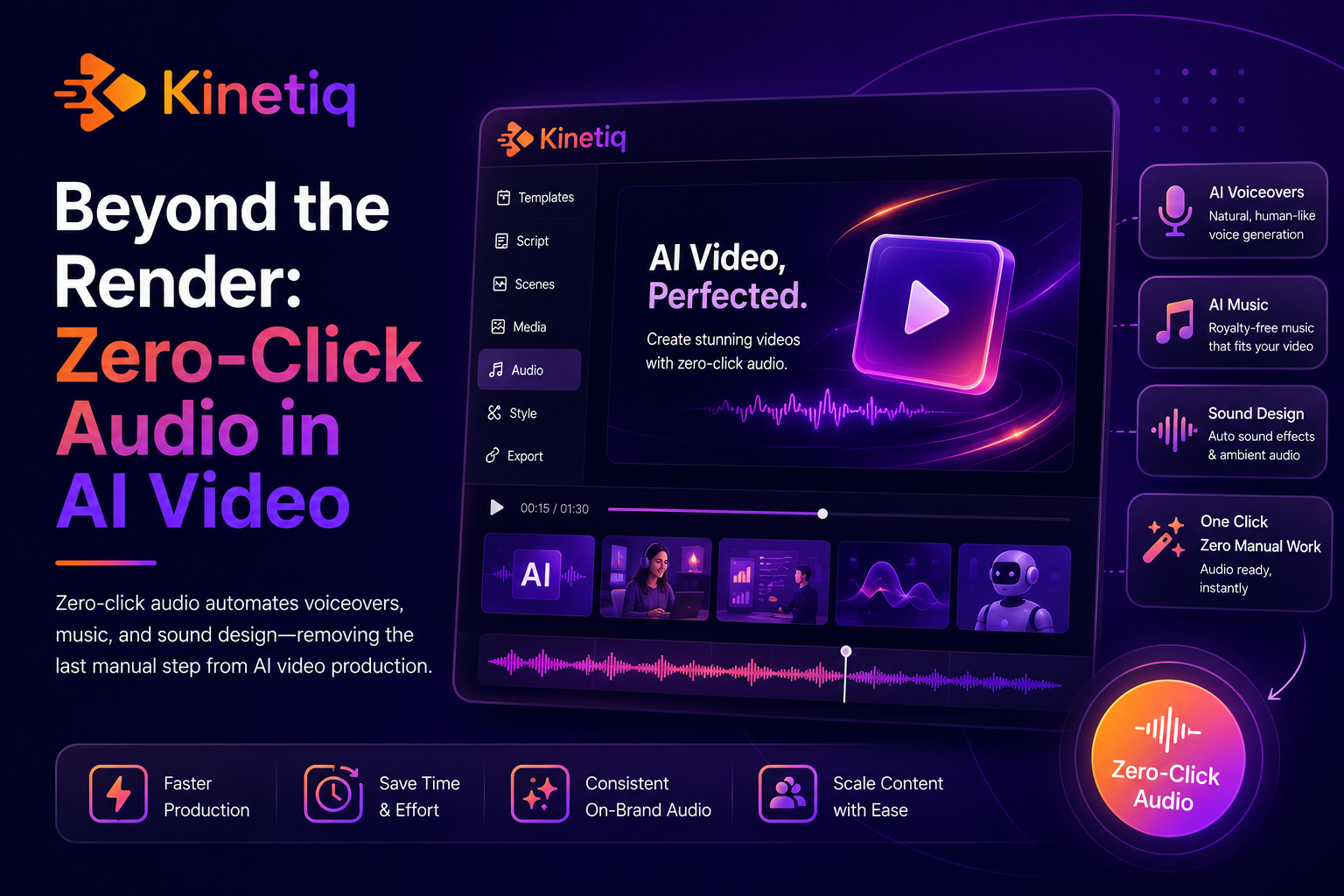 Beyond the Render: Zero-Click Audio in AI Video