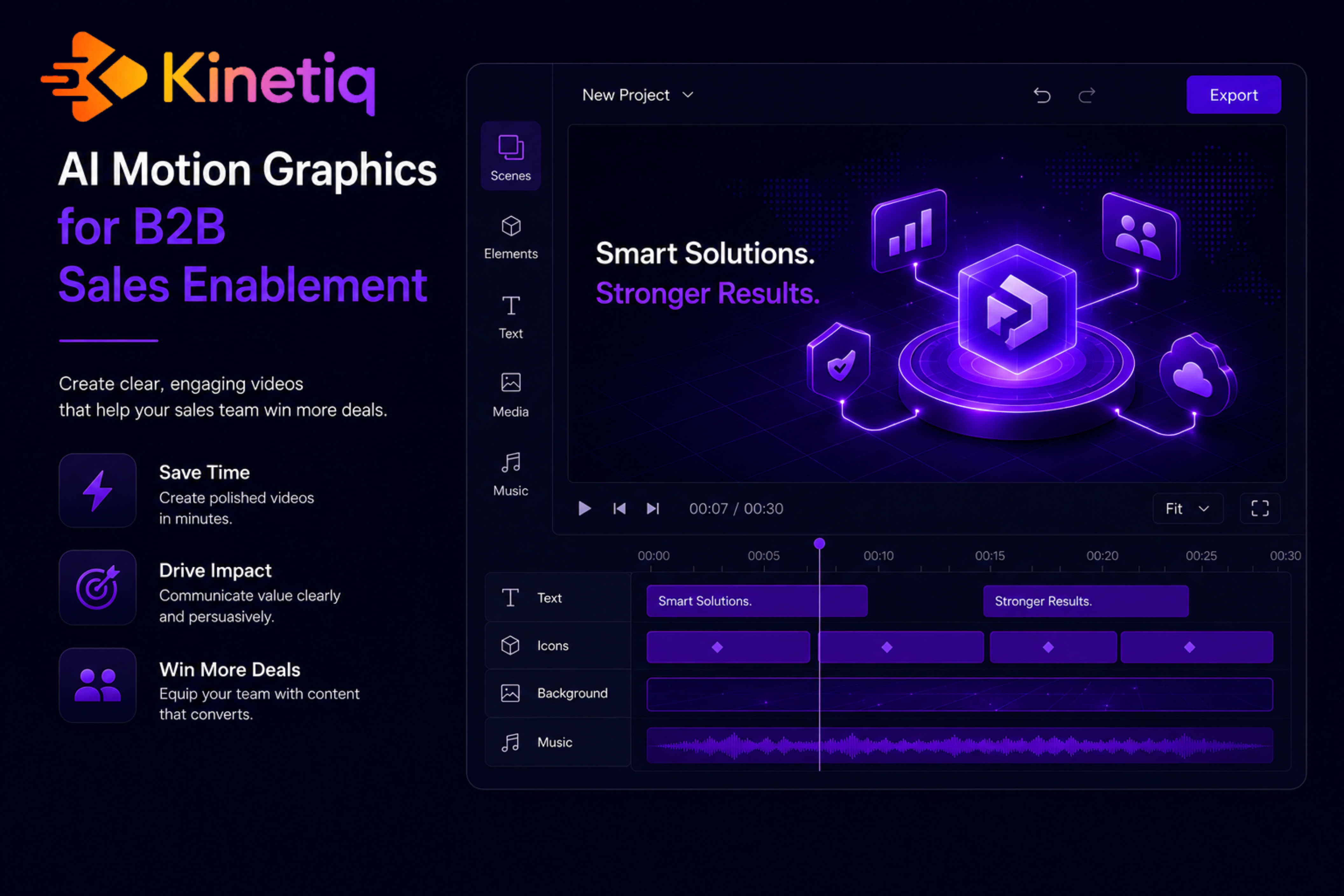 AI Motion Graphics for B2B Sales Enablement