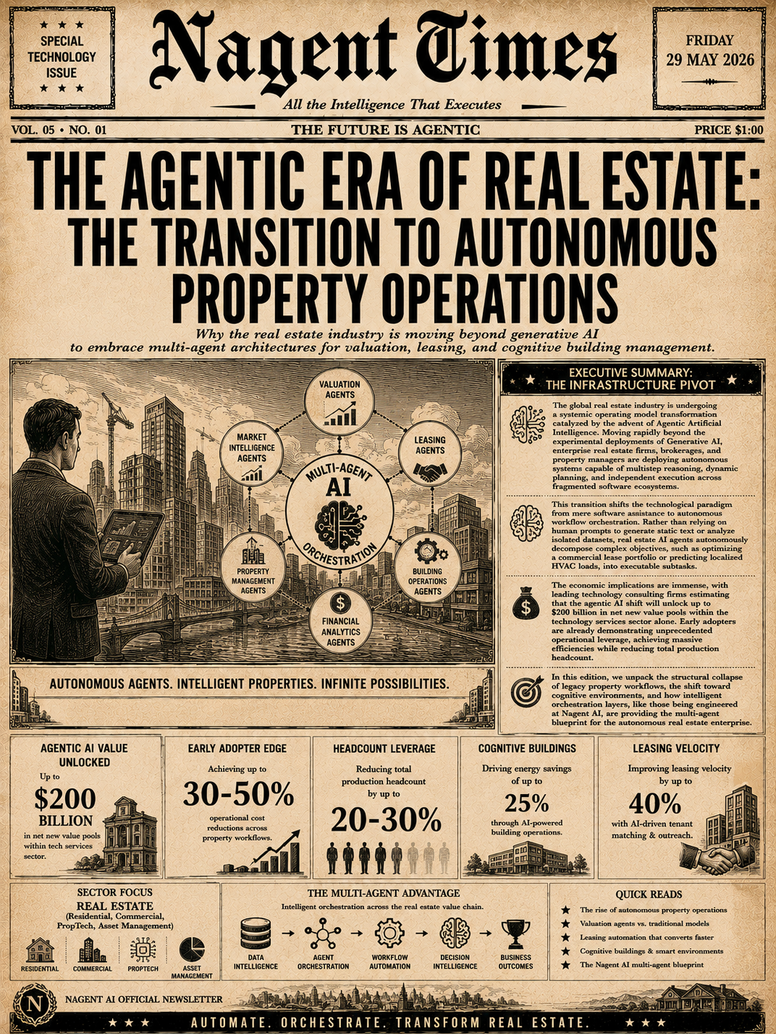 The Agentic Era of Real Estate: The Transition to Autonomous Property Operations