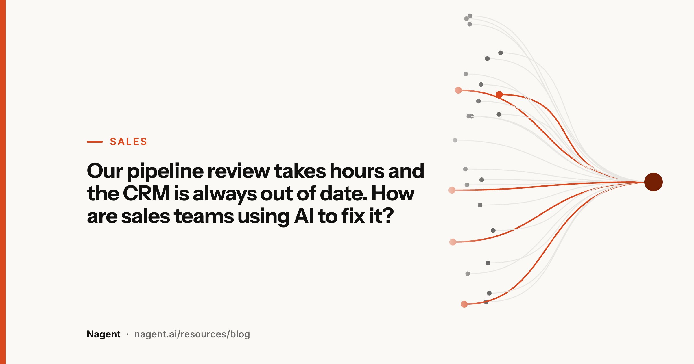 Our pipeline review takes hours and the CRM is always out of date. How are sales teams using AI to fix it?