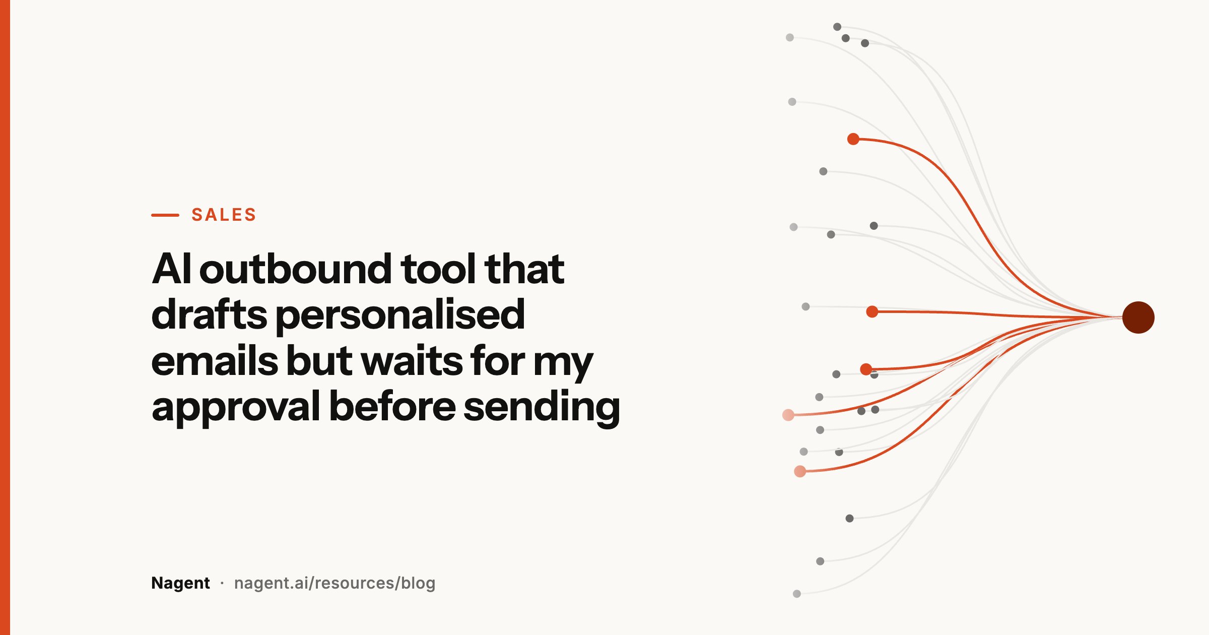 AI outbound tool that drafts personalised emails but waits for my approval before sending