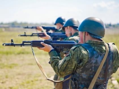 На полигоне «Сергейцево» проводятся занятия с боевой стрельбой
