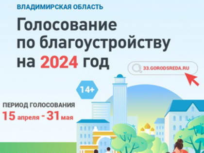 Во Владимирской области продолжают выбирать общественные территории для благоустройства