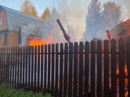В Александровском районе погибла женщина при пожаре