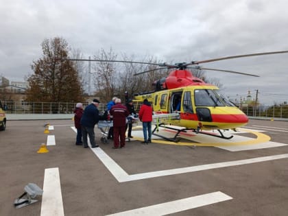 17-летнему подростку из Мурома потребовалась транспортировка вертолетом в ОДКБ