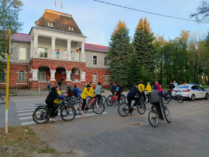 В День памяти и скорби в Гусь-Хрустальном прошел традиционный велопробег по местам расположения военных госпиталей