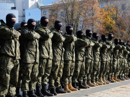 На Донбассе появилось новое подразделение националистов под названием “Свобода”