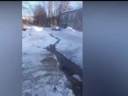 Во Владимирской области жилой дом затопило холодной водой в -30