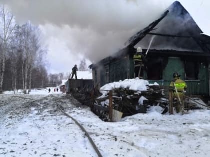 Под Киржачом на пожаре пострадал 70-летний пенсионер