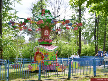 Аттракционы муниципальных парков Владимира готовы к летнему сезону