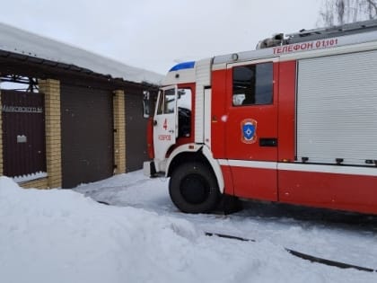 Пожар в частном доме