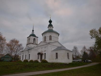 Освящение храма в с. Оливоко Суздальского района