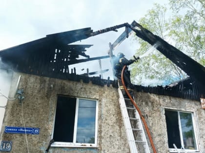 Во Владимире полностью сгорел частный дом