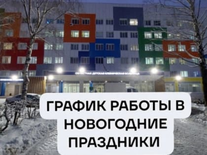 График работы больниц во Владимирской области в новогодние праздники