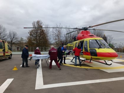 Юношу из Мурома в тяжелом состоянии транспортировали в ОДКБ с помощью санавиации