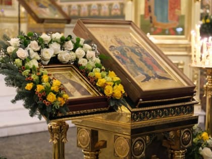 Божественная литургия в Свято-Боголюбском женском монастыре