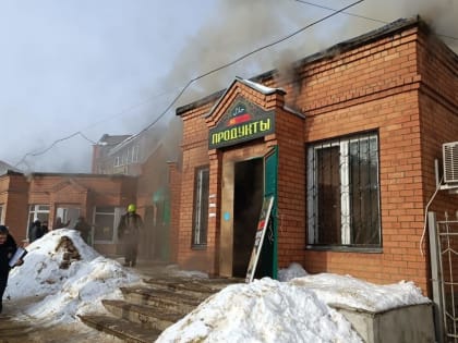 В Александрове загорелось кафе