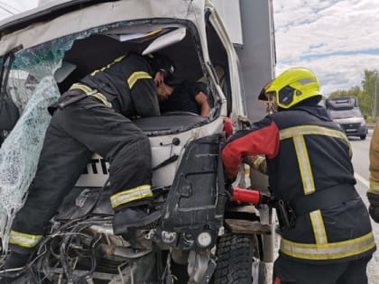 Водитель грузовика пострадал в аварии на трассе М-7 во Владимирской области