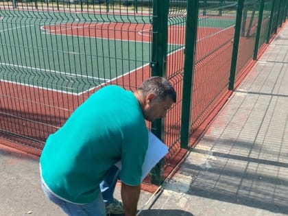 В Красном Октябре завершено строительство современной спортивной площадки
