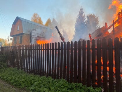 На пожаре в СНТ «Дубна» в Александровском районе найдено тело погибшей женщины