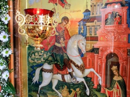 Престольный праздник в Свято-Георгиевском храме города Владимира