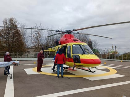 Во Владимирской области для спасения подростка привлекли медицинский вертолет