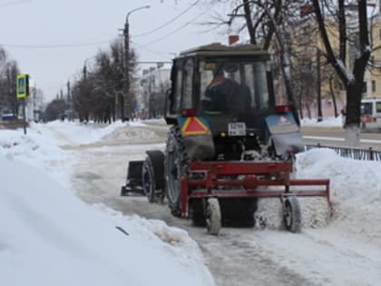 Уборка улично-дорожной сети: 14 февраля