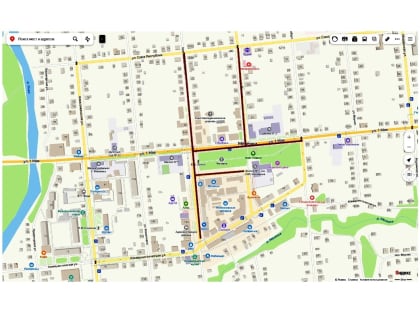 Перекрытие движения на части улиц