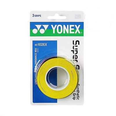 YONEX GRIPS AC102EX (3 IN 1) YELLOW