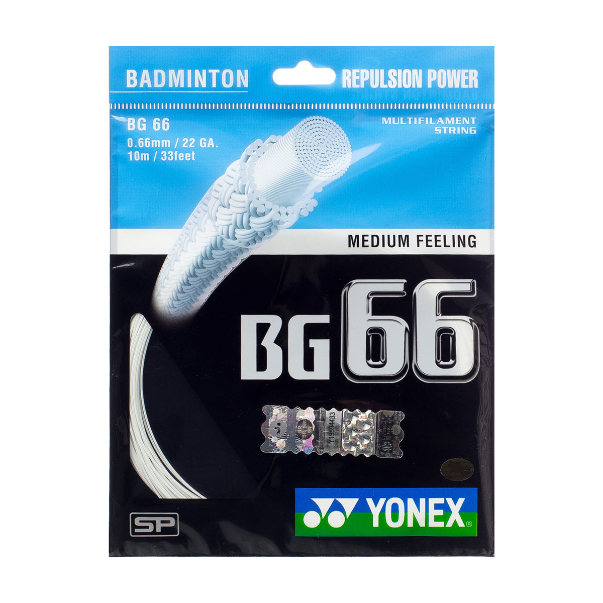 YONEX STRING BG66 PEARL WHITE