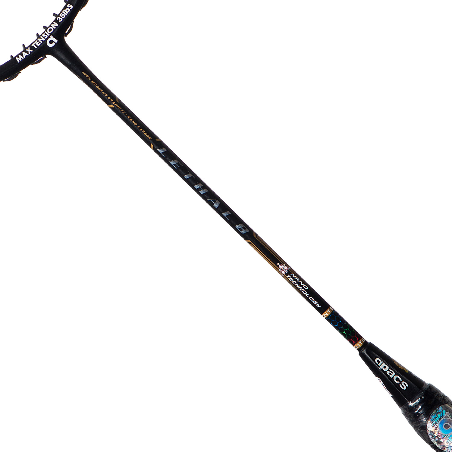 張上げ品 apacs LETHAL 8 Bレッド 35LBS ラケット 未使用 Apacs Lethal 8 Black Red (4U) Badminton Racket