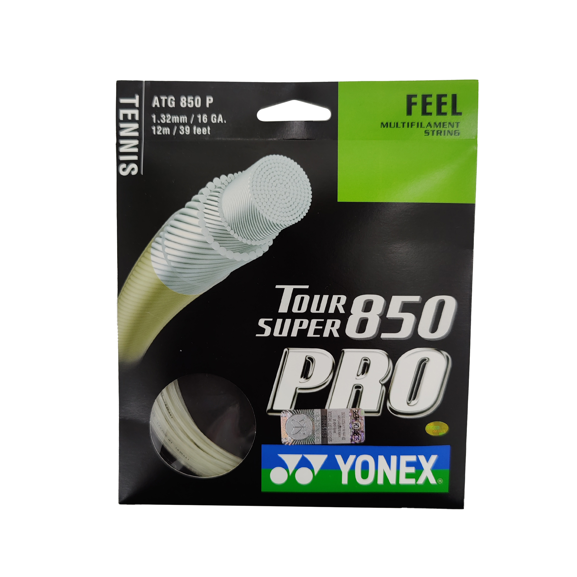 YONEX TENNIS STRING TOUR SUPER 850 PRO WHITE | VSMASH