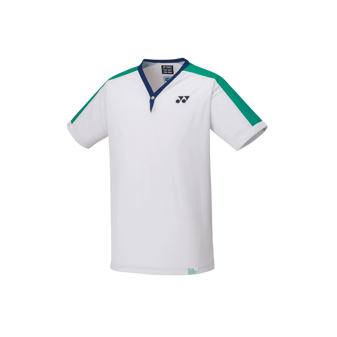 YONEX 75TH MEN'S CREW NECK SHIRT 10435A (SLIM FIT) WHITE