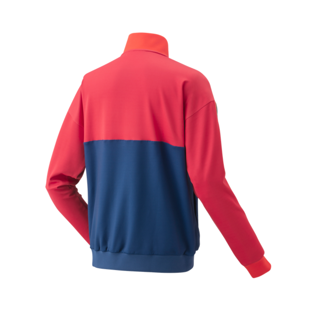 YONEX MEN'S WARM UP JACKET 51043EX RUBY RED | VSMASH