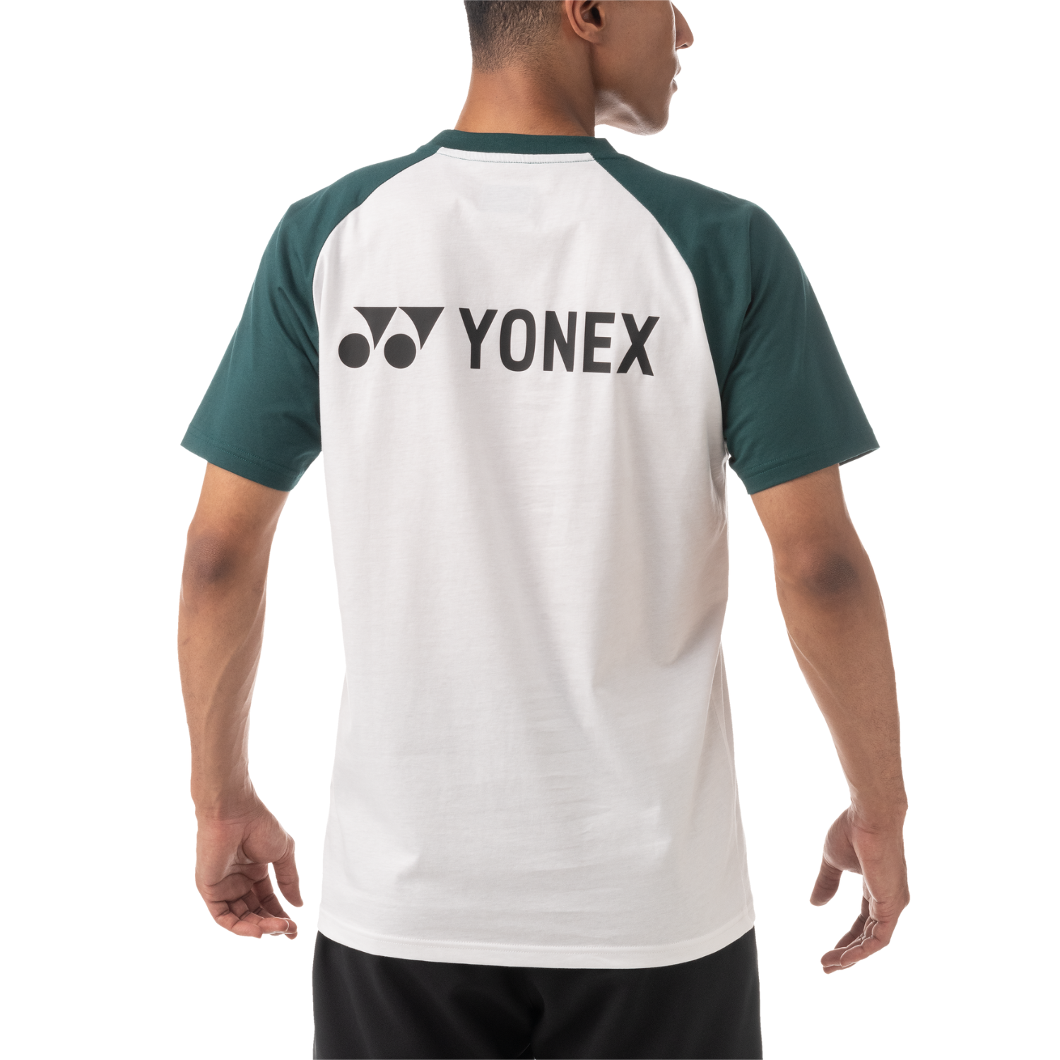 YONEX ユニフォーム YONEX MEN'S T-SHIRT 16576EX WHITE GREEN (COTTON)