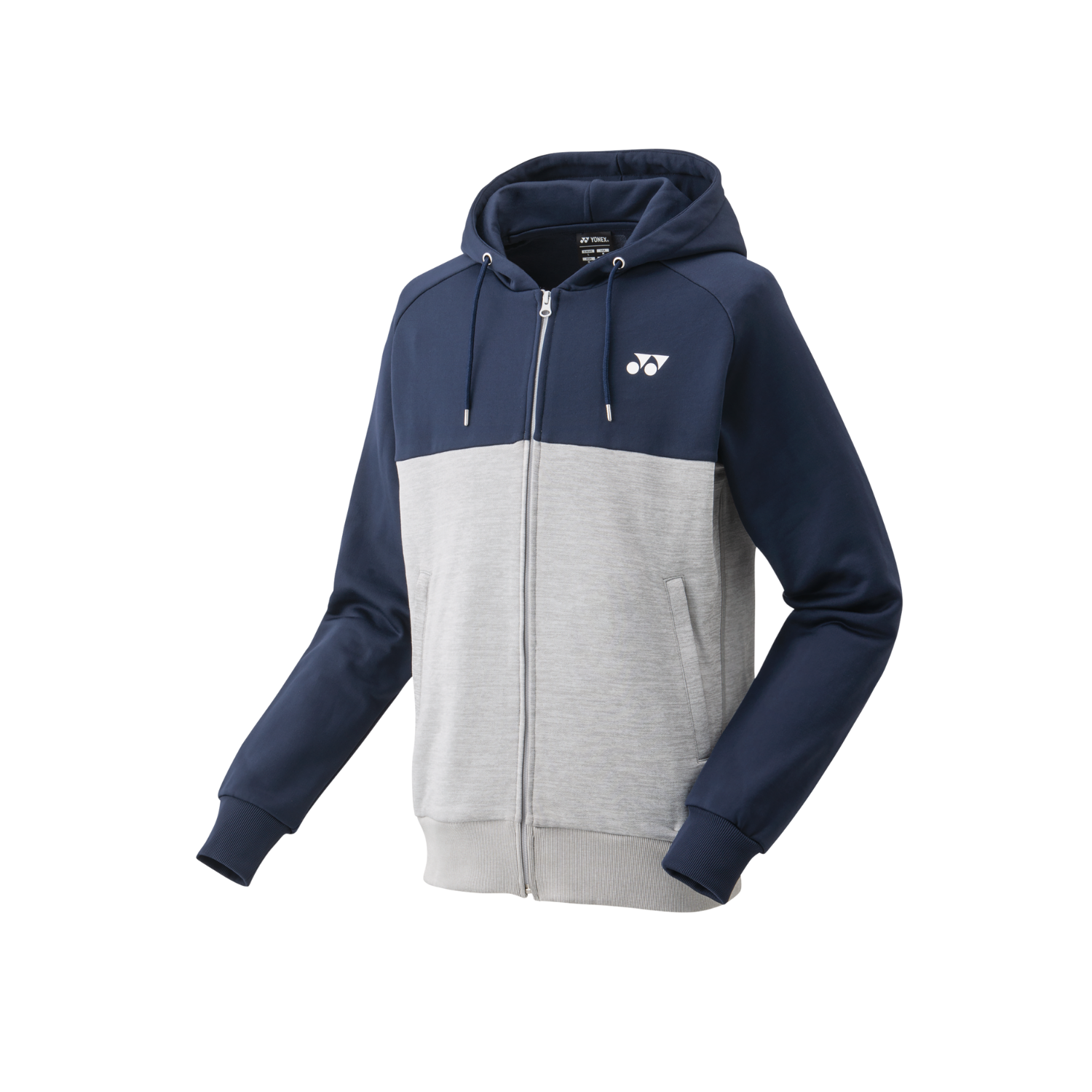 YONEX MEN'S FULL-ZIP HOODIE 50121EX NAVY BLUE
