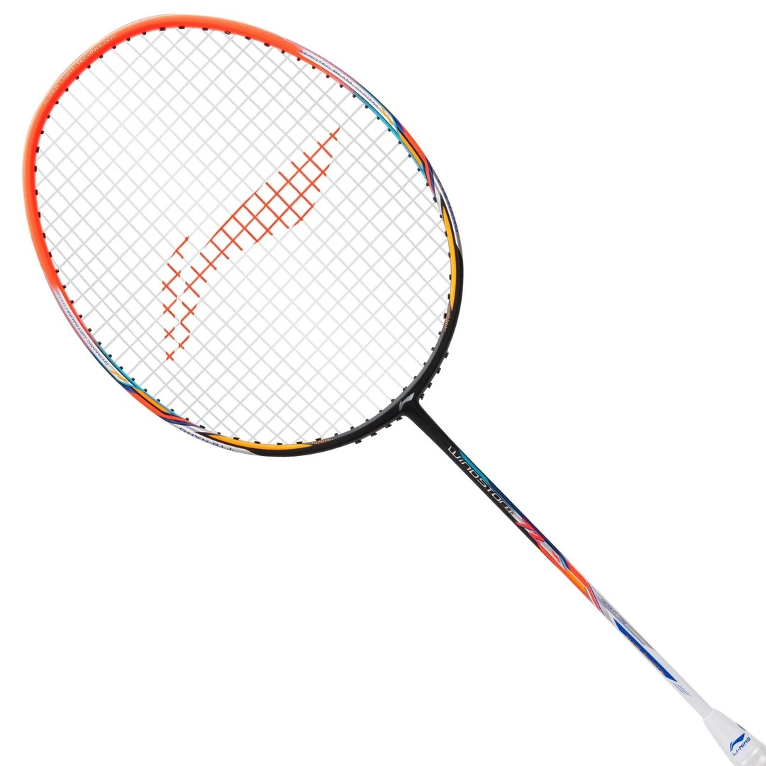 LI-NING WindStorm 72 オレンジ色とピンク色 ２本セット LI-NING WINDSTORM 72 BLACK ORANGE WHITE | VSMASH