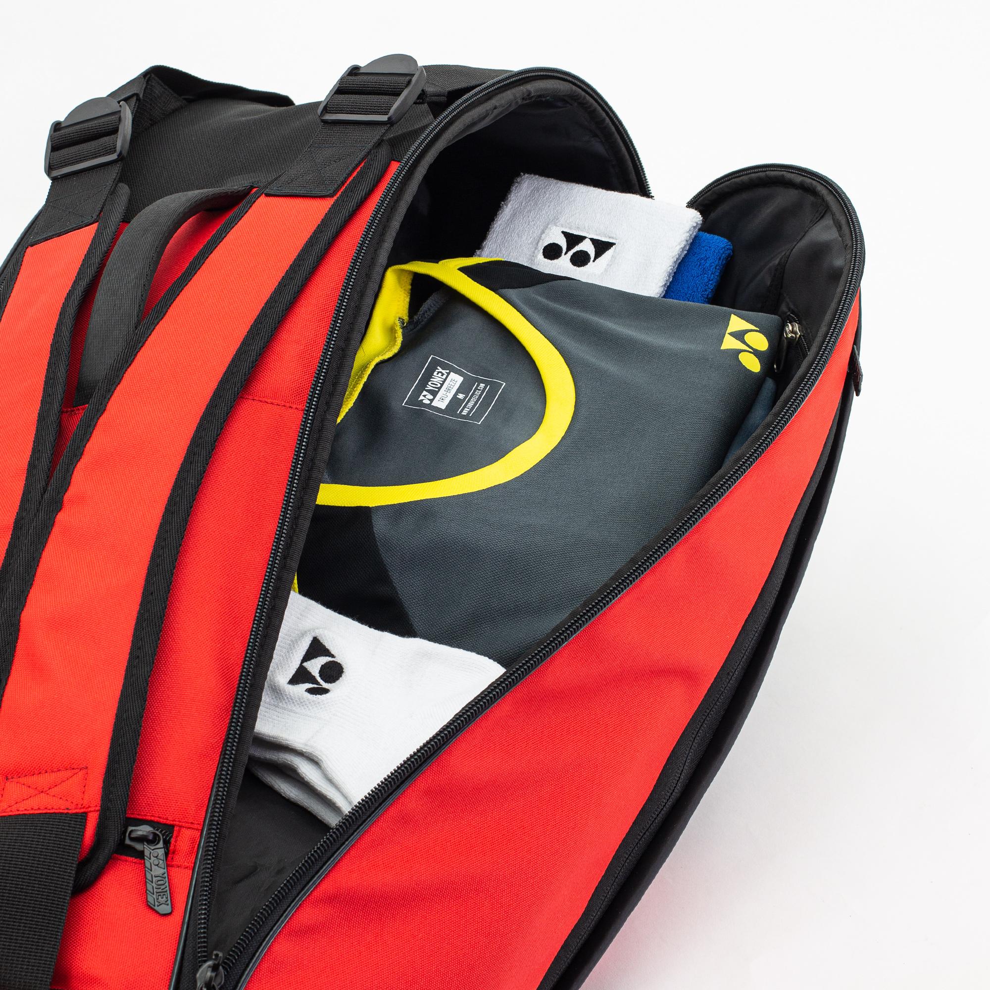 YONEX PRO RACQUET BAG BT6 22826T BLACK RED