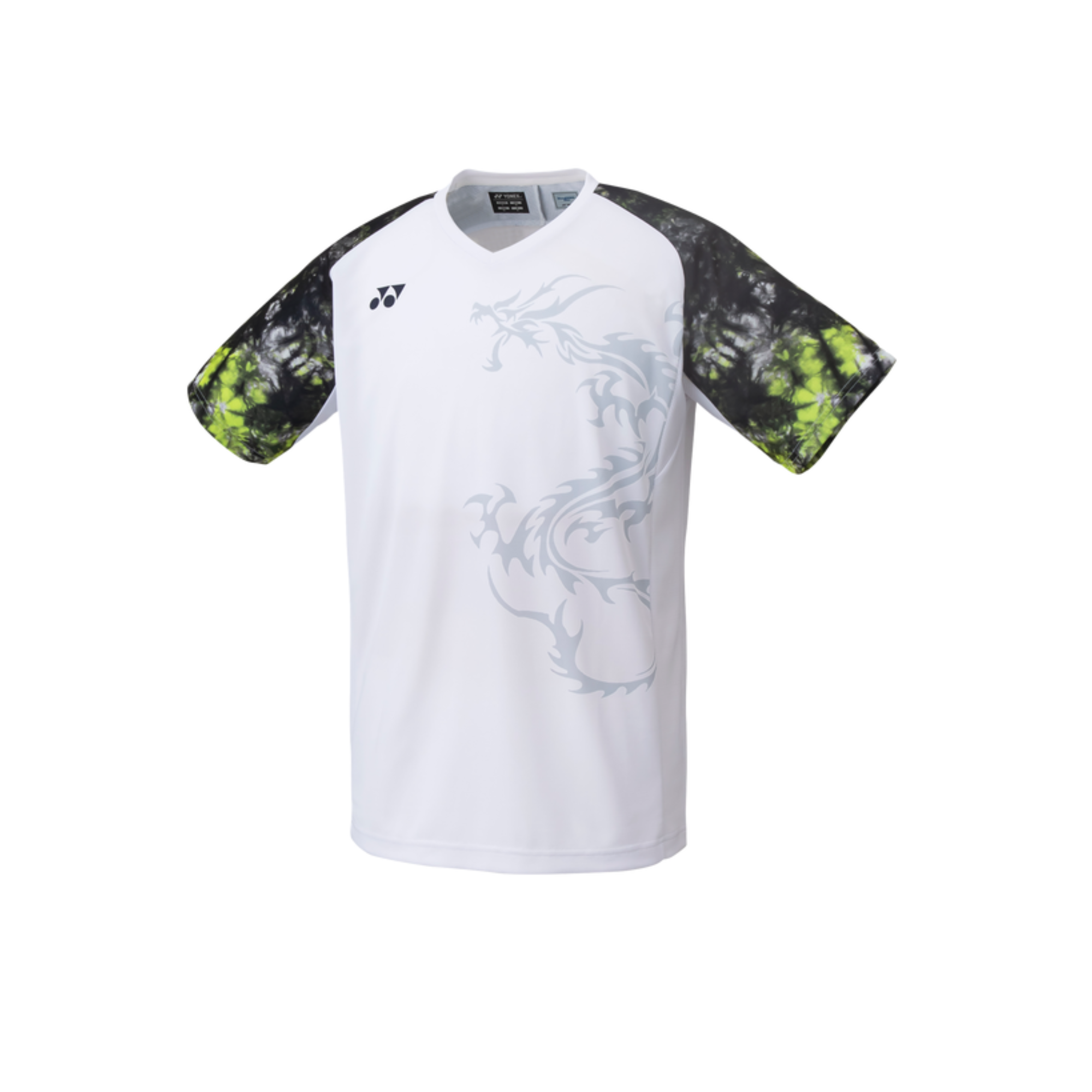 YONEX MEN'S CREW NECK SHIRT 10444EX WHITE (SLIM FIT)