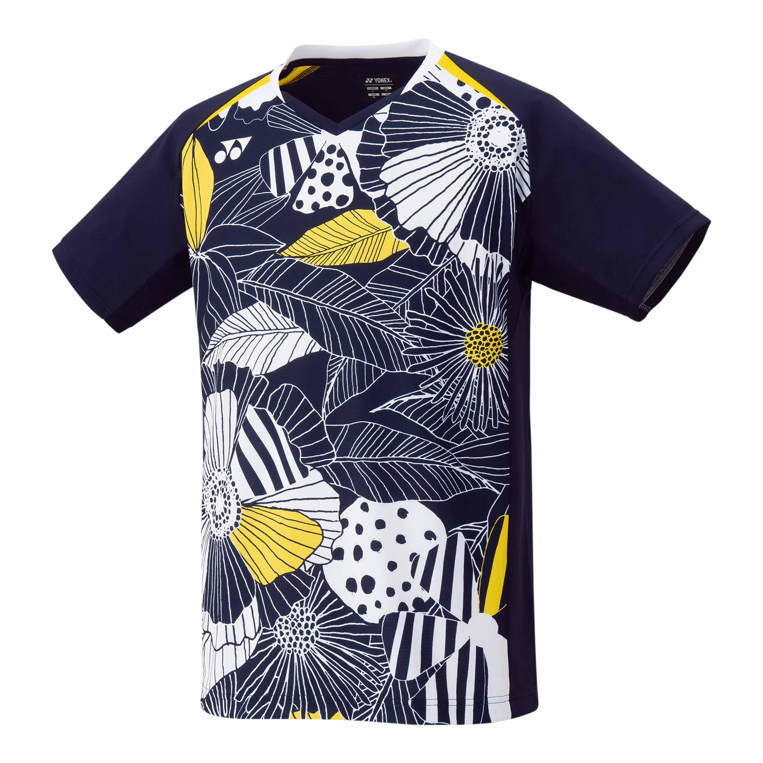 YONEX MEN'S CREW NECK SHIRT 10503EX NAVY BLUE (SLIM FIT) | VSMASH