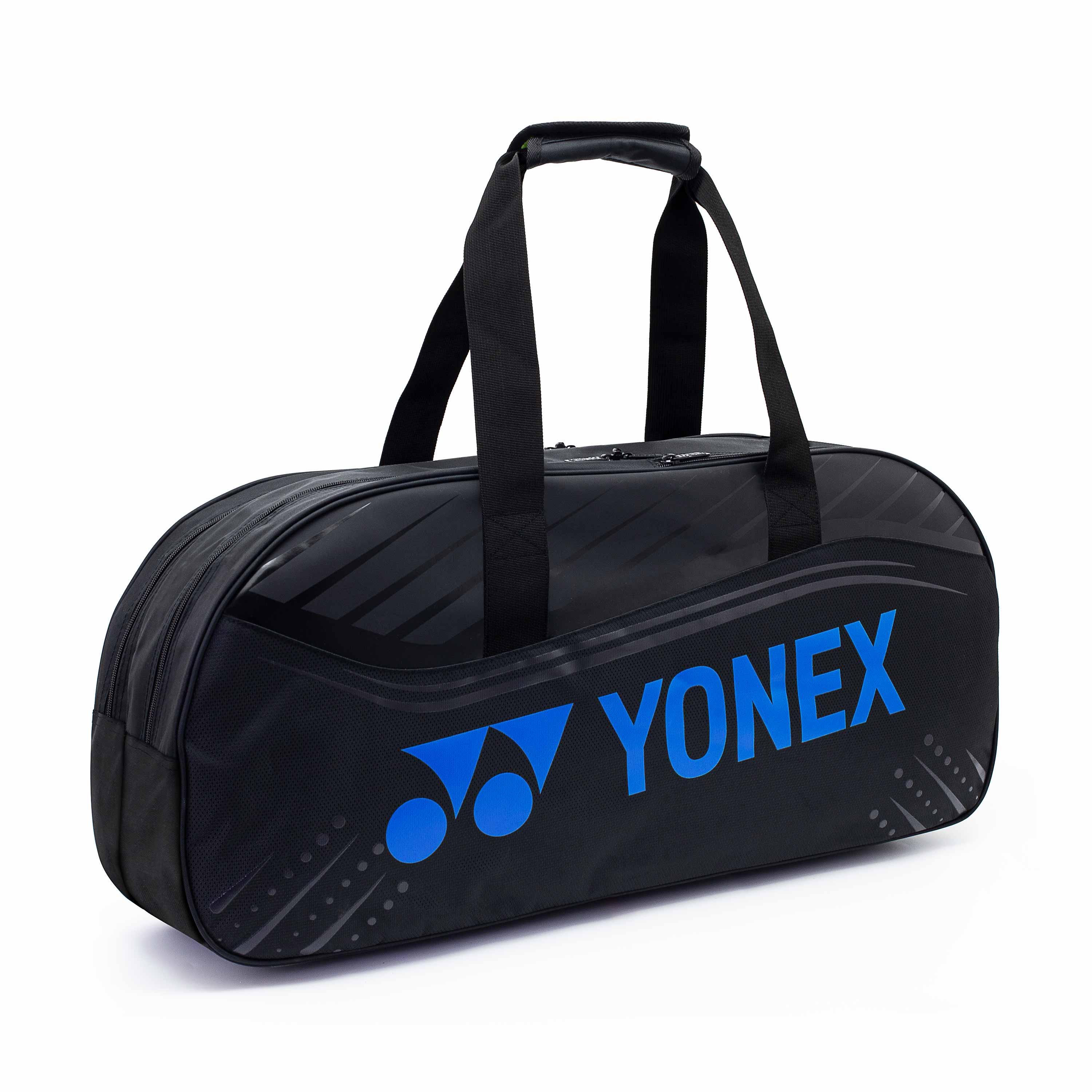 YONEX バドミントンバッグ ブラック/ブルー YONEX BLACK EDITION 3D RACQUET BAG 2231T01 BLACK DAZZLING BLUE