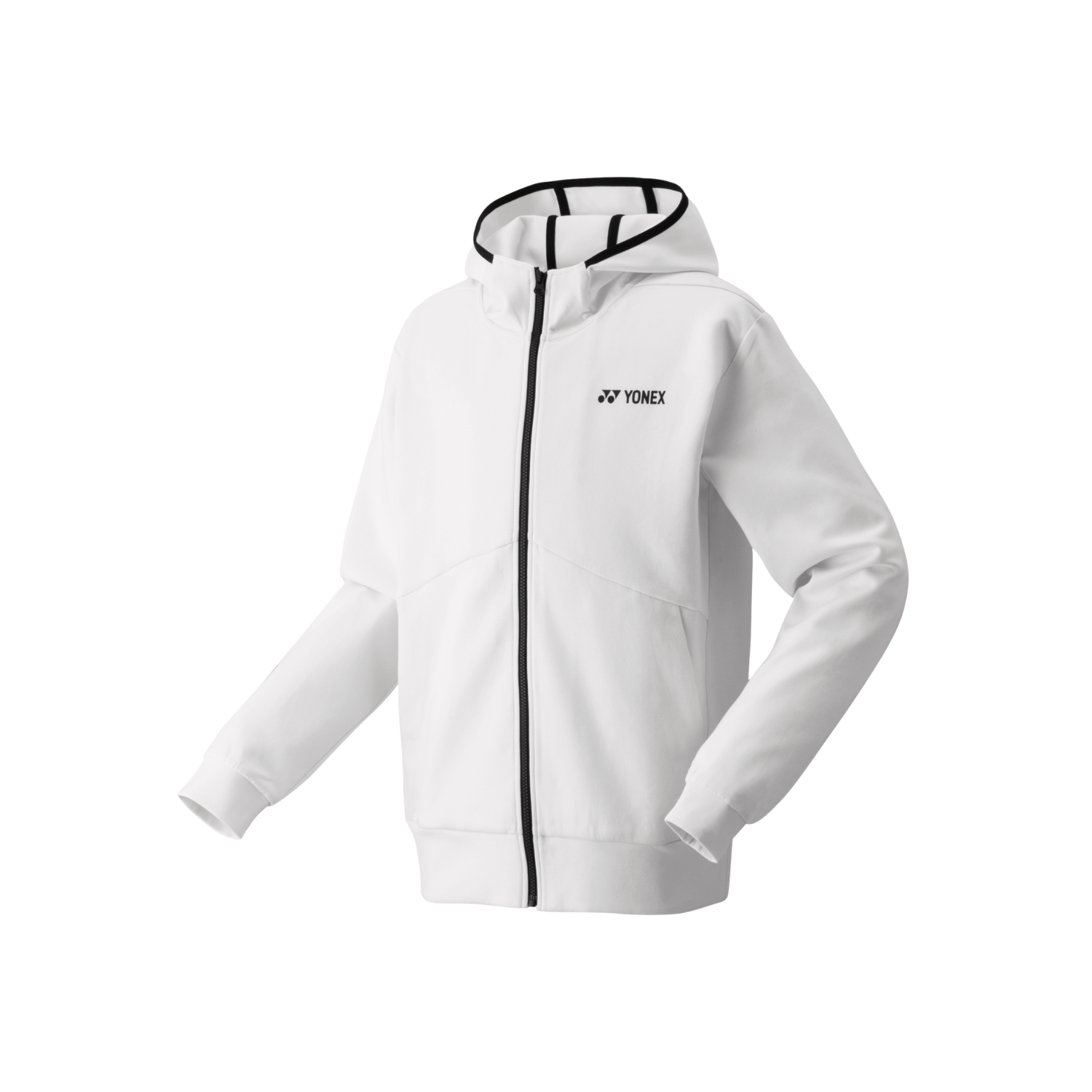 YONEX MEN S FULL ZIP HOODIE 50131EX WHITE VSMASH