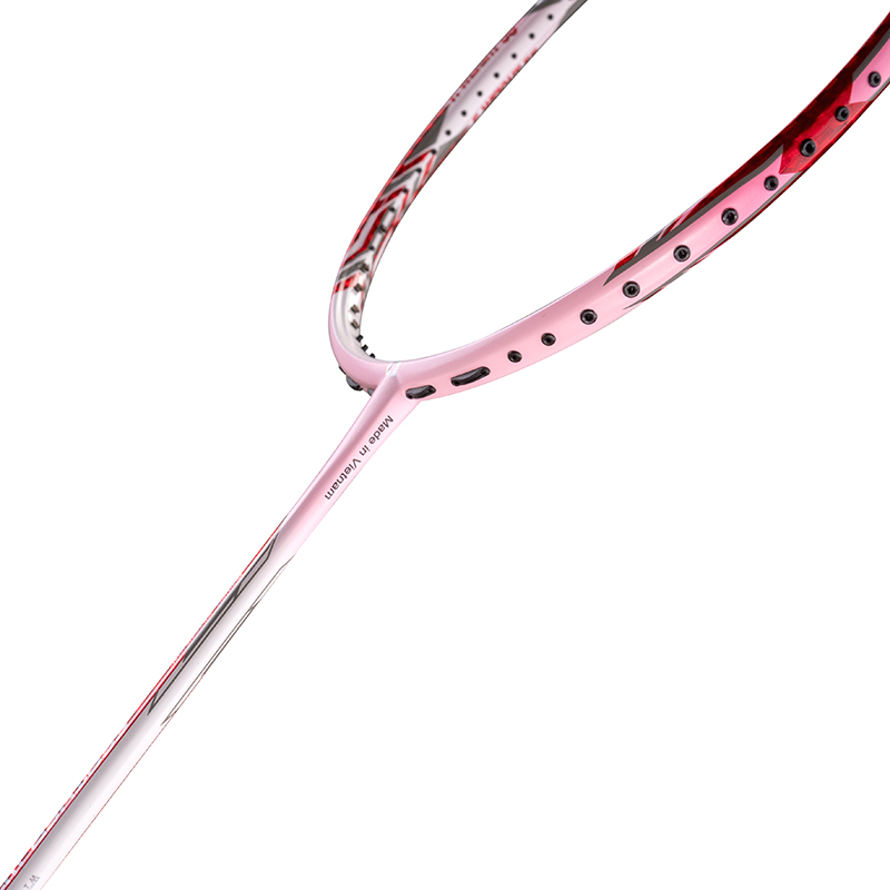 APACS FEATHER WEIGHT 55 (8U) WHITE PINK MATTE | VSMASH