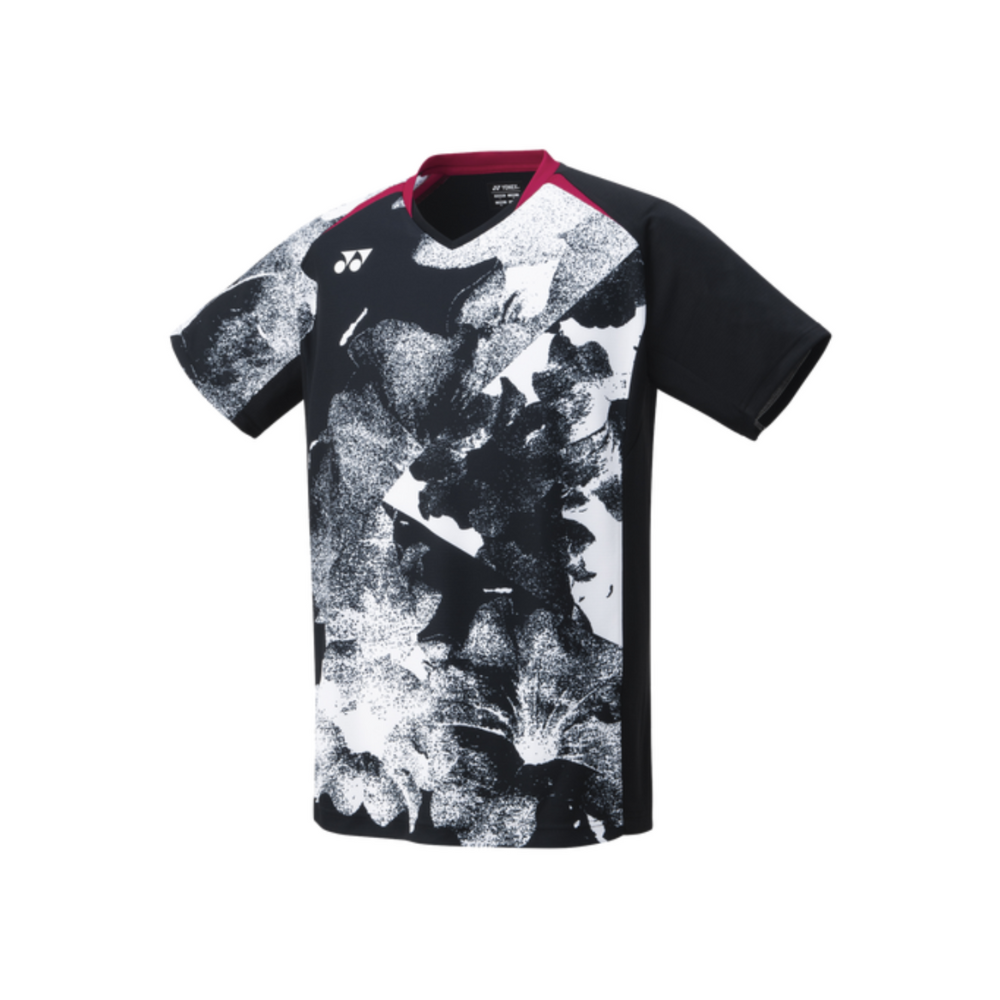 YONEX MEN'S CREW NECK SHIRT 10509EX BLACK (SLIM FIT) | VSMASH