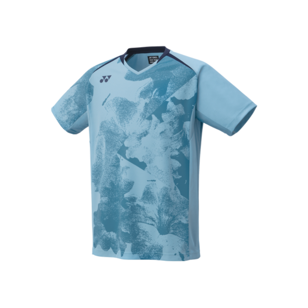 YONEX MEN'S CREW NECK SHIRT 10509EX NEW BLUE (SLIM FIT) | VSMASH