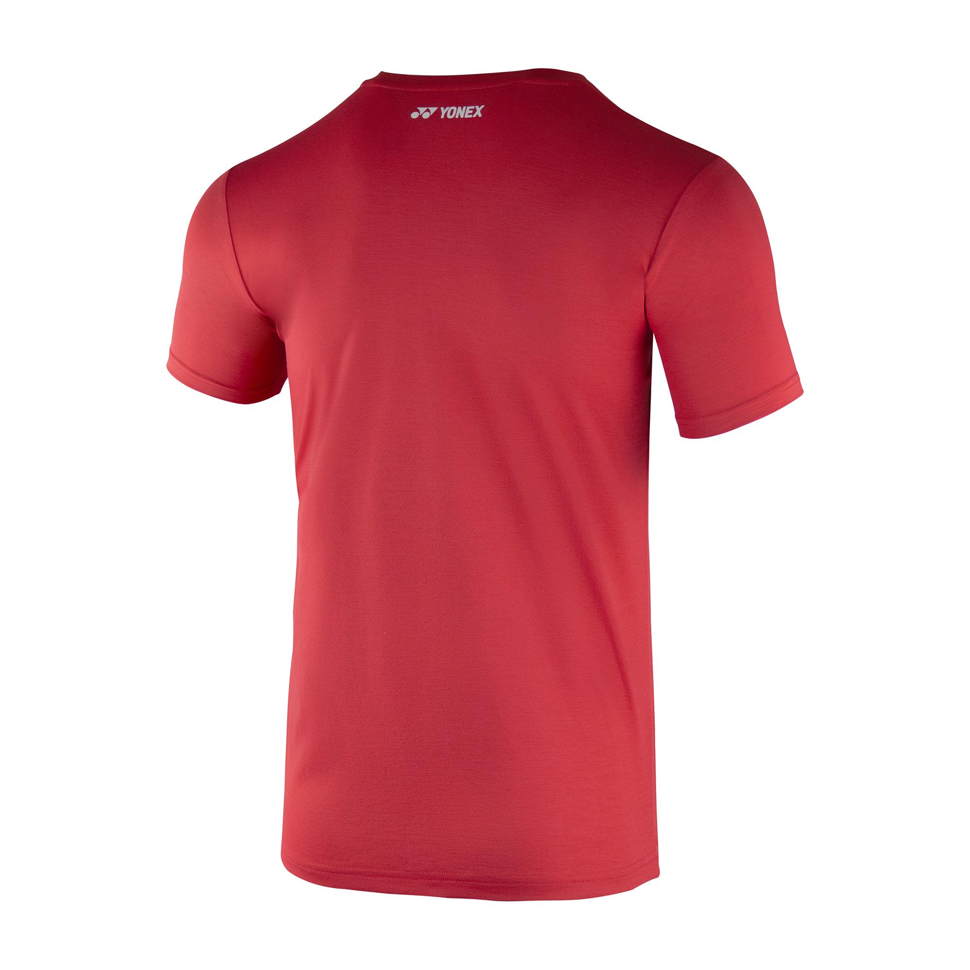 YONEX UNISEX'S SOUVENIR SHIRT YOB23190EX DEEP RED