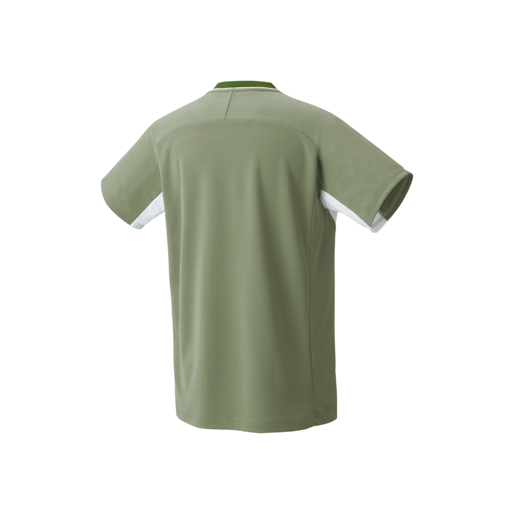 YONEX MEN'S CREW NECK SHIRT 10568EX LIGHT OLIVE (SLIM FIT