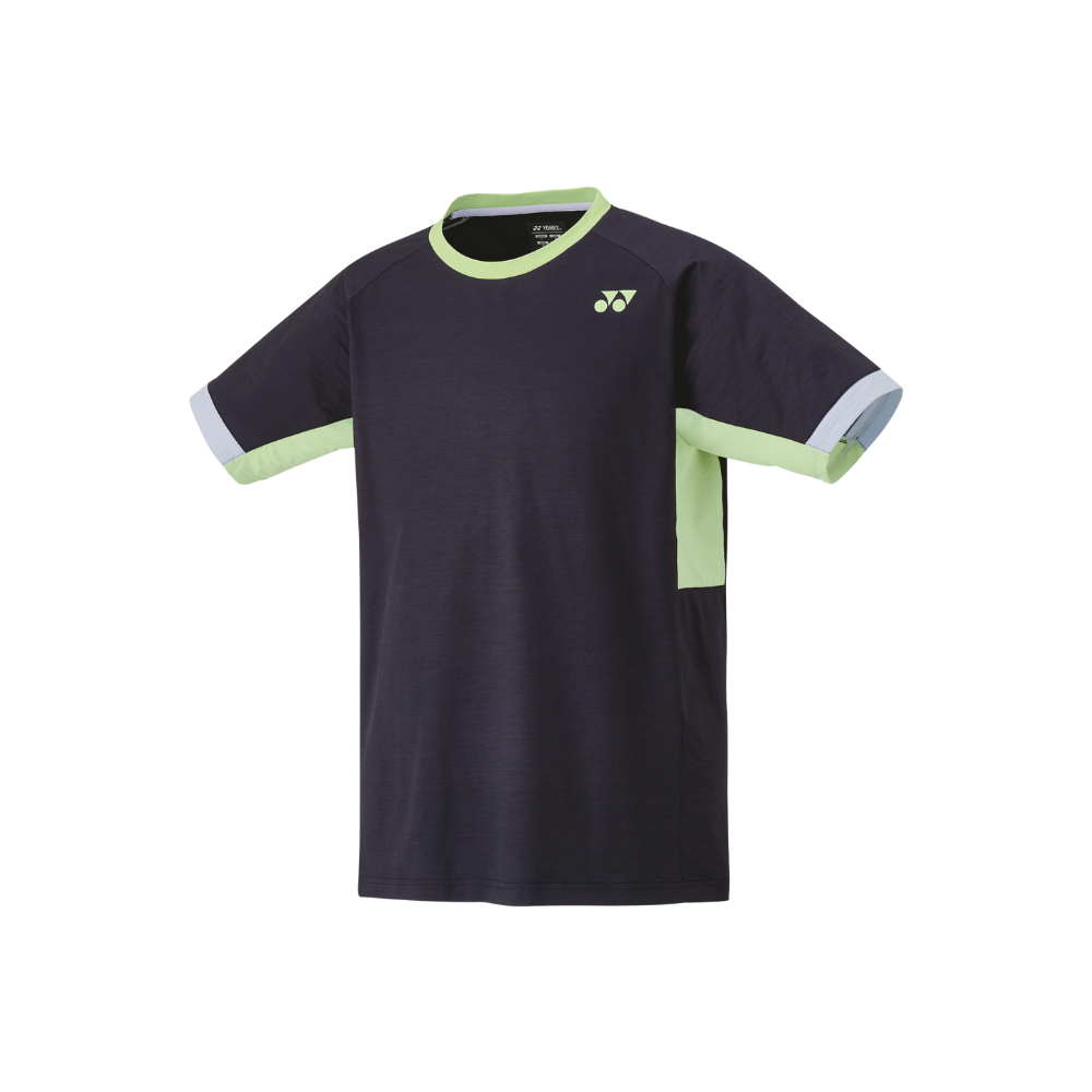YONEX MEN'S CREW NECK SHIRT 10563EX BLACK (SLIM FIT) | VSMASH